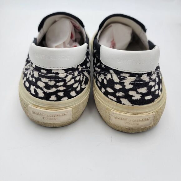 YSL Saint Laurent Baby Cat Textile & Lamb Skin Skate Flat Sneaker‎ EUR 39 US 8 - Picture 7 of 15